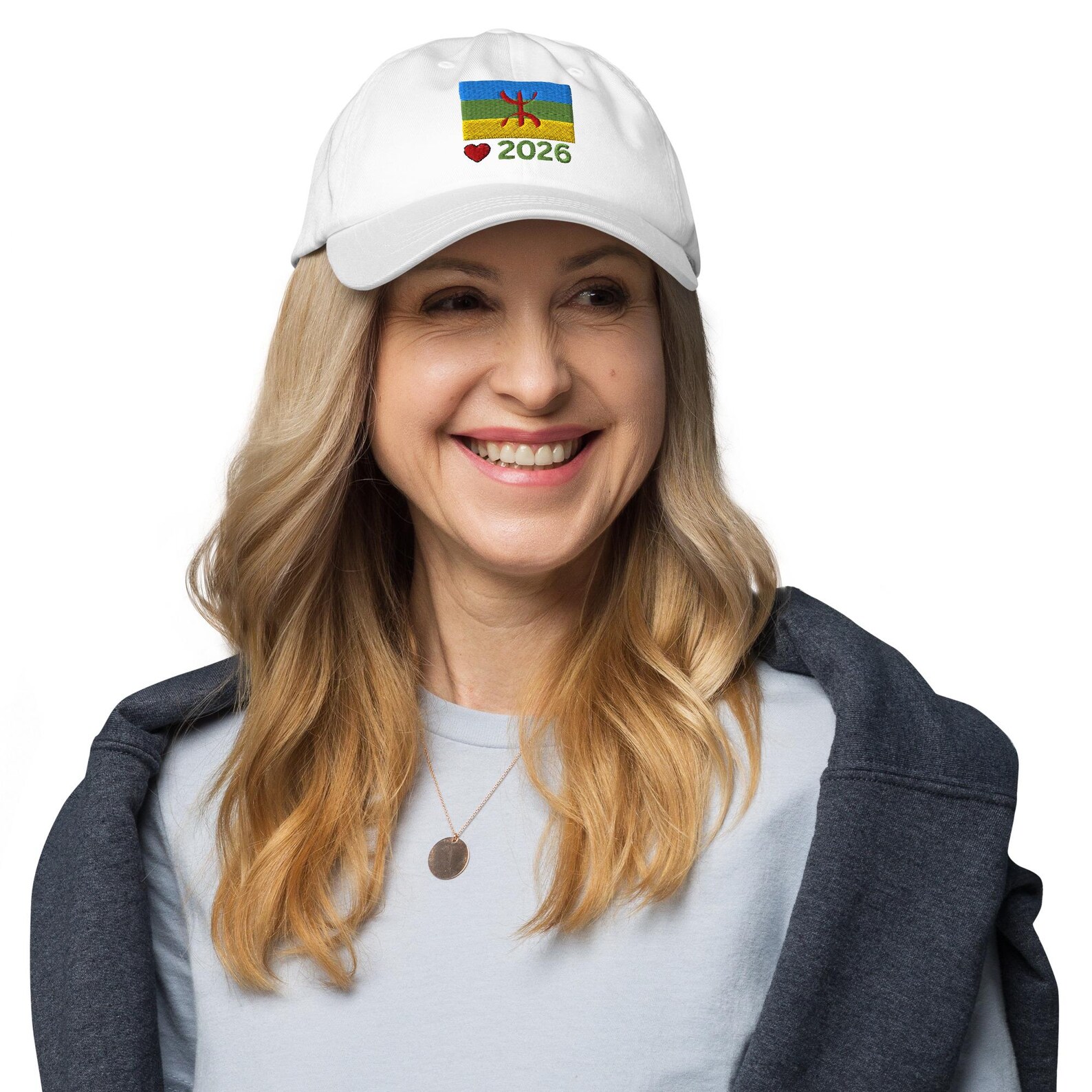 Berber Flag Embroidered Pride Dad Hat Cap for Everyday Heritage Style Use