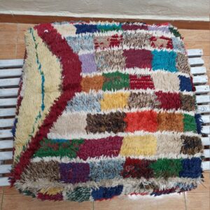 Berber hand made ' pouf ' pouf cover '' pouf