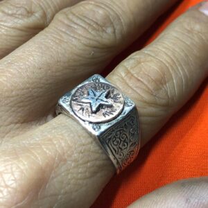 Handmade Berber Tuareg Engraved 925 Sterling Silver Adjustable Ring