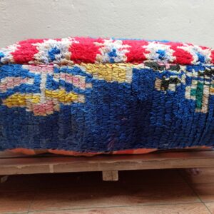 Amazigh hand made ' pouf ' pouf cover '' pouf