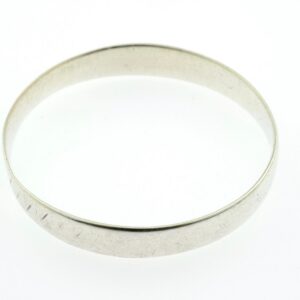 Berber Small Mid-Century Silver Bangle Bracelet from Morocco