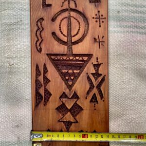 Berber Hand Carved Wooden Symbol Wall Art Decor