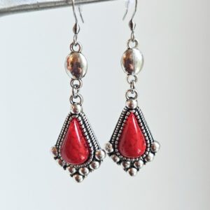 Amazigh Boucles d oreilles femme- kabyle berbère traditionnelle