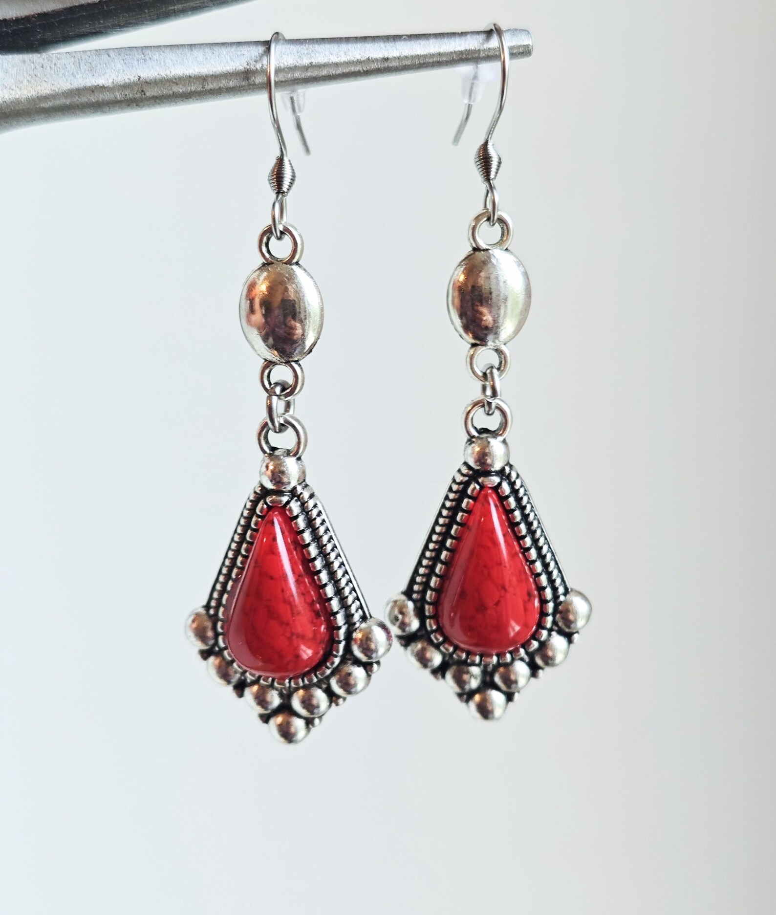 Amazigh Boucles d oreilles femme- kabyle berbère traditionnelle