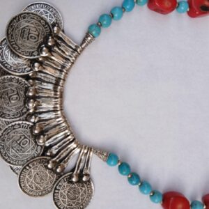 Berber Handmade Tribal Jewelry Ethnic Statement Red Necklace
