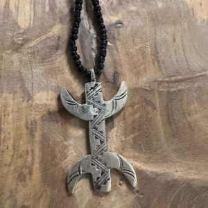 Berber Yaz Symbol Handmade Metal Stone Kette Necklace