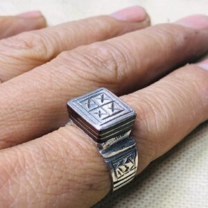Amazigh Bague en argent Tribal Touareg Berbère Ring