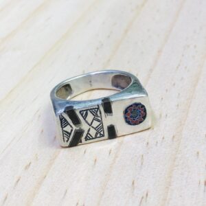 Amazigh Gravure amazighe Ring Silver Tribal Touareg Berbère