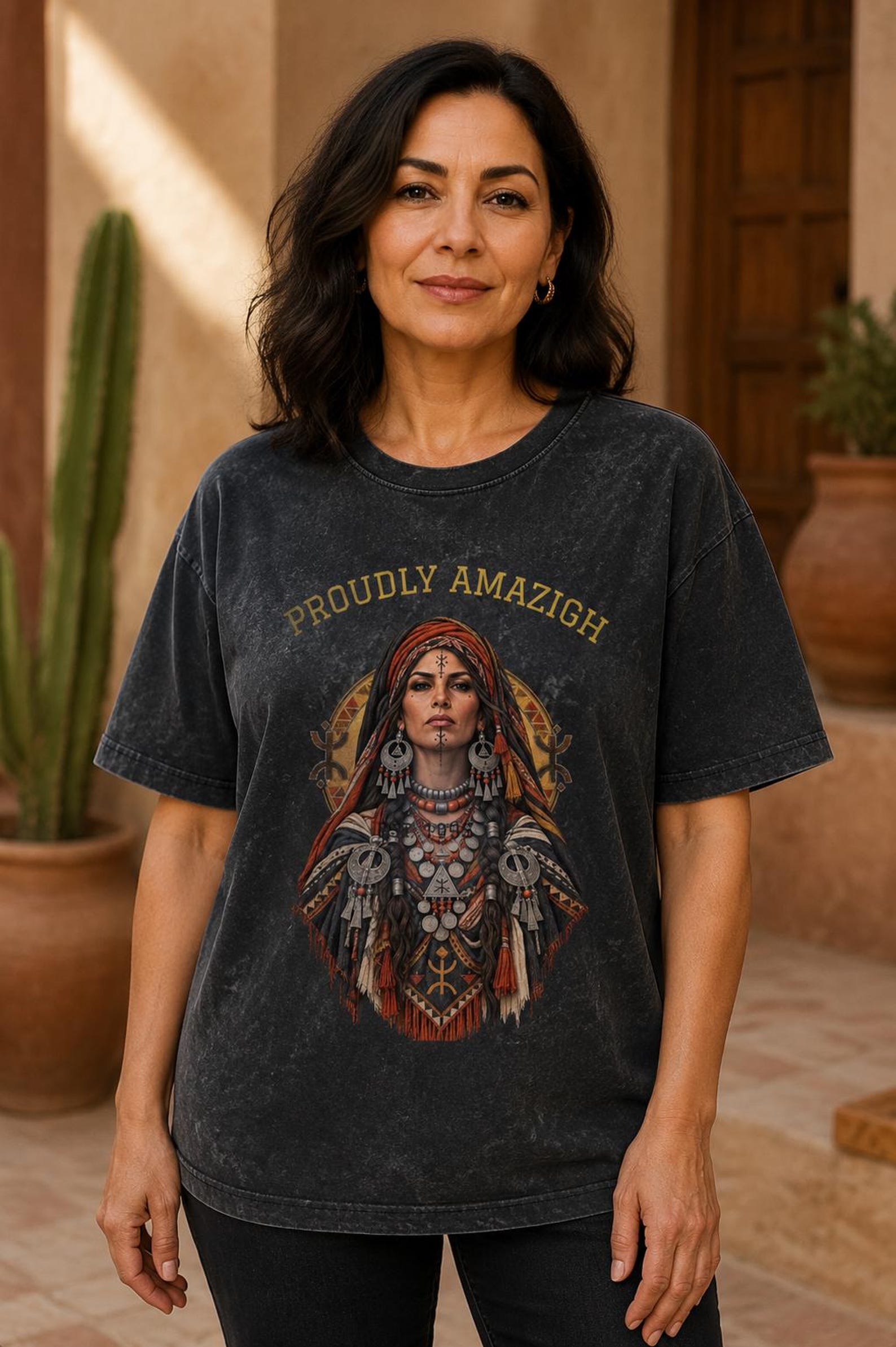 Berber Proudly Graphic Tee North African Heritage Shirt
