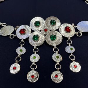 Berber Traditional Women’s s Silver-Plated Metal Ethnic Belt