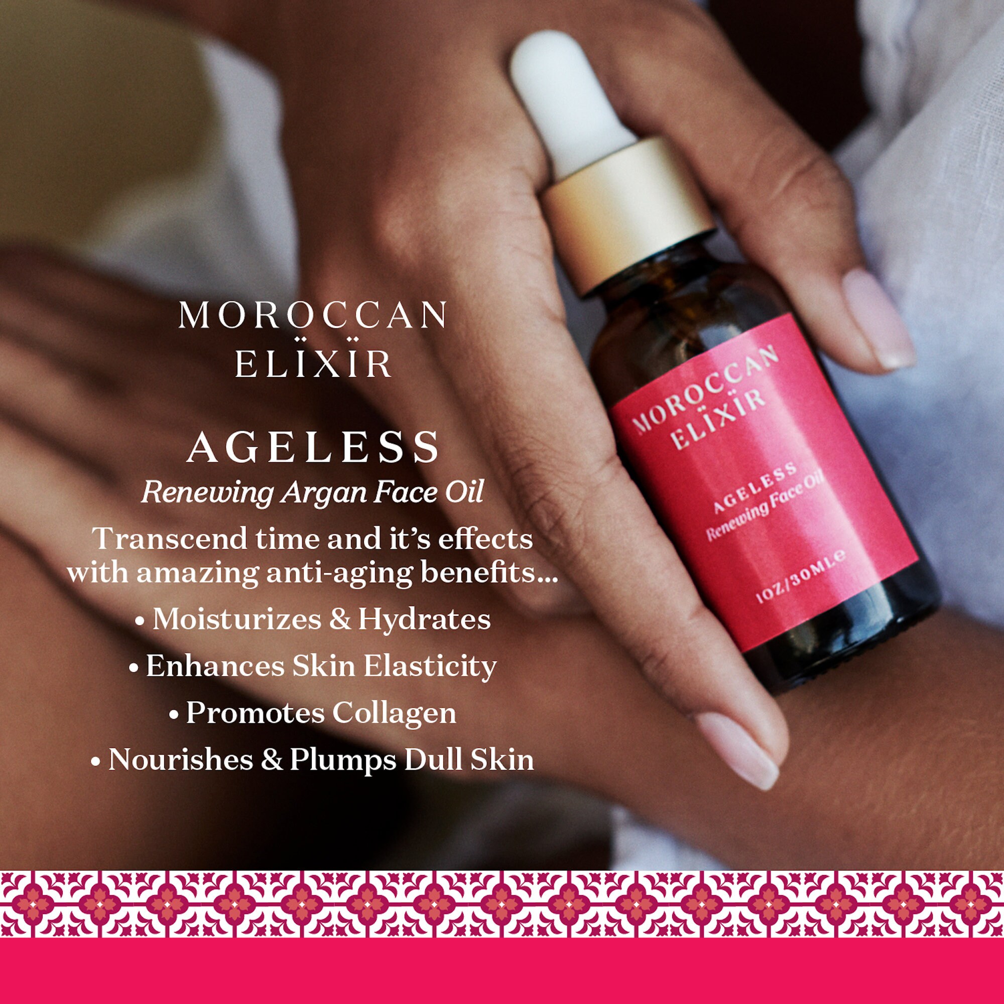 Berber AGELESS Renewing Argan Face Serum Eye Oil