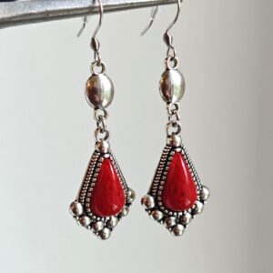 Amazigh Boucles d oreilles femme- kabyle berbère traditionnelle