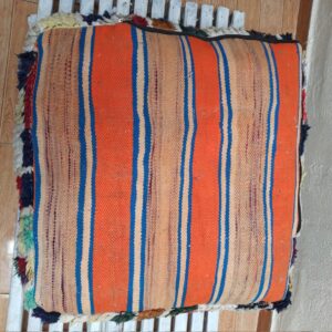 Berber hand made ' pouf ' pouf cover '' pouf