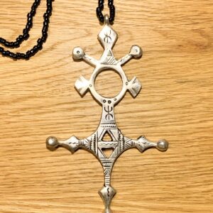 Amazigh Tuareg Symbolic Metal Necklace for Everyday Jewelry Styling