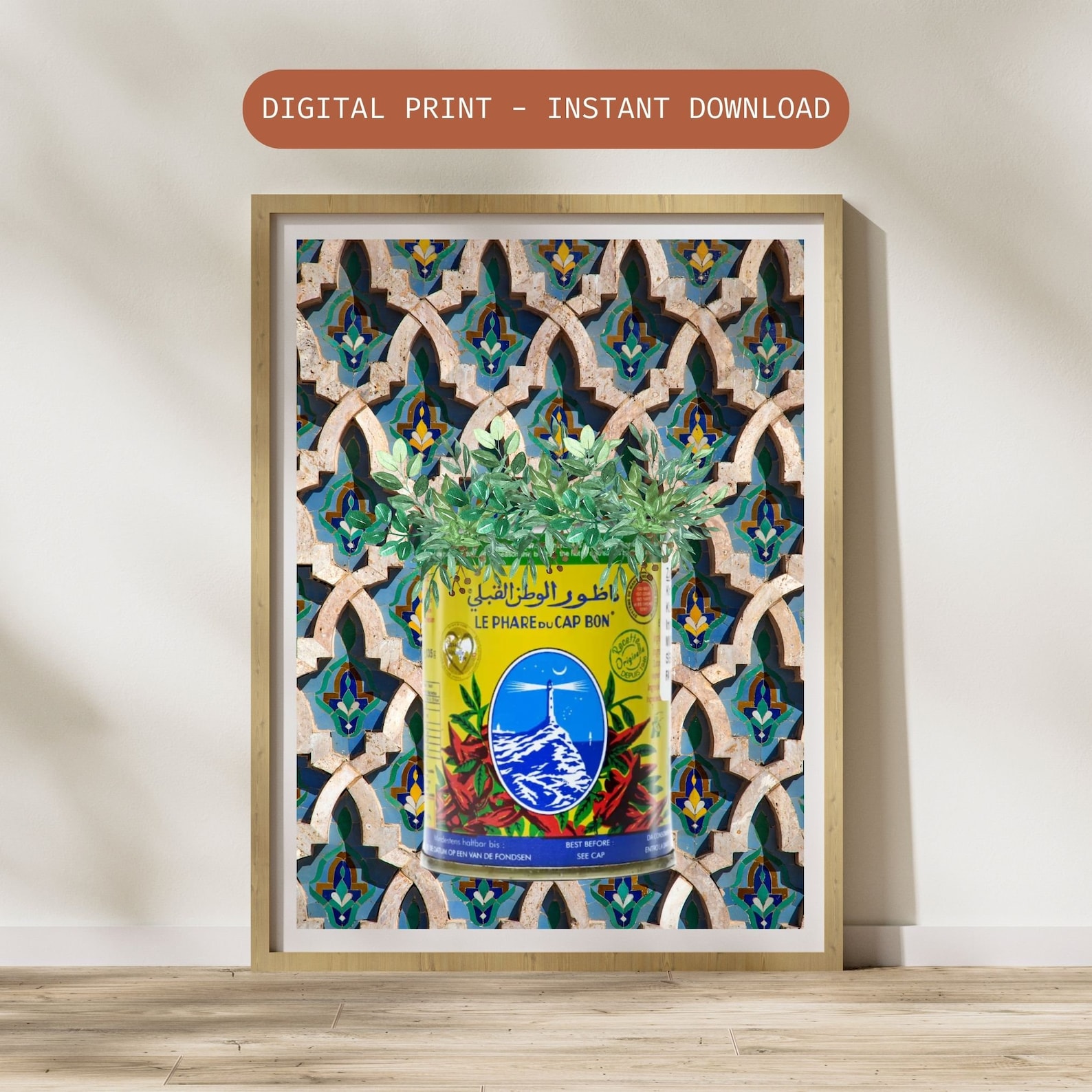 💾 Amazigh Harissa Art Print Tunisian Wall Decor Artwork