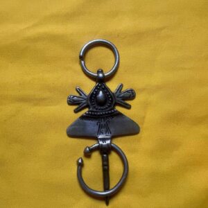 Berber Antique Silver Fibulae Tribal Khella Ring Set