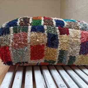 Berber hand made ' pouf ' pouf cover '' pouf