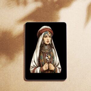 Amazigh Woman Portrait Berber Kabyle PNG Digital Art Download