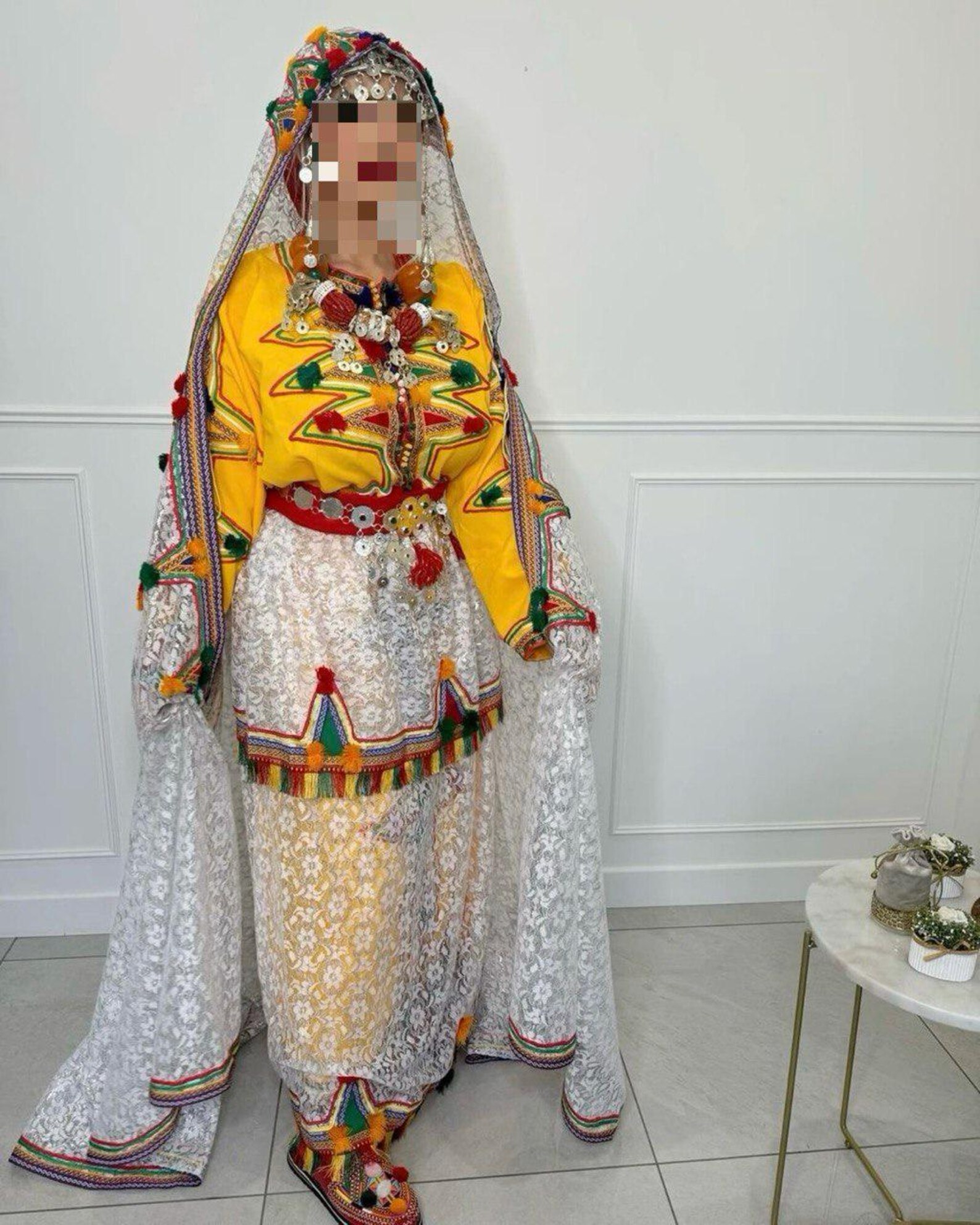 Berber Handmade Wedding Outfit North African Bridal Attire