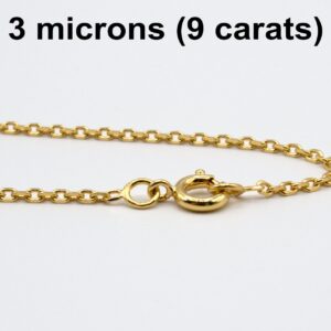 Amazigh Collier Pendentif Yaz Z Free Plaqué Or 3 microns 9 carats