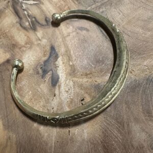 Berber Traditional Handmade Stainless Steel Engraved Bangle Bracelet