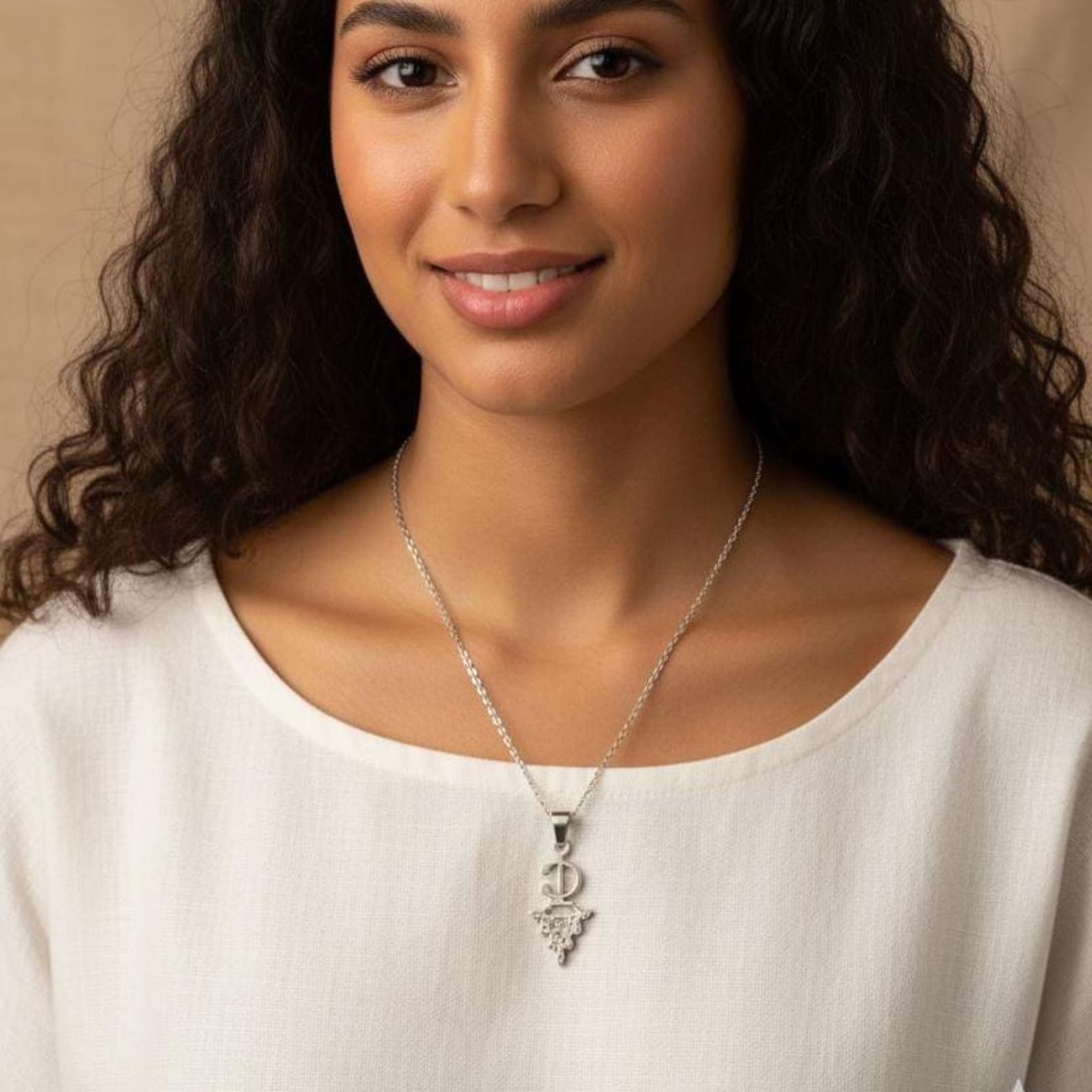 Amazigh Collier berbère femme Tizerzit ethnique- bijoux Necklace