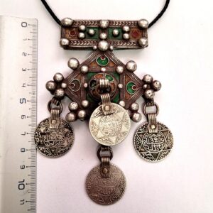 Amazigh Rare Vintage Tribal Silver Cross Pendant croix