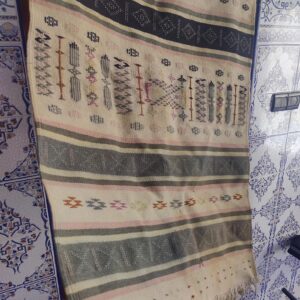 Berber Vintage antique Handwoven Textile Tribal Rug Runner