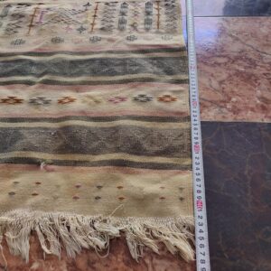 Berber Vintage antique Handwoven Textile Tribal Rug Runner