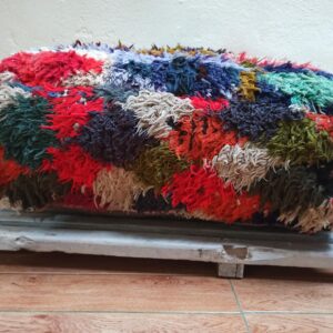 Berber hand made ' pouf ' pouf cover '' pouf