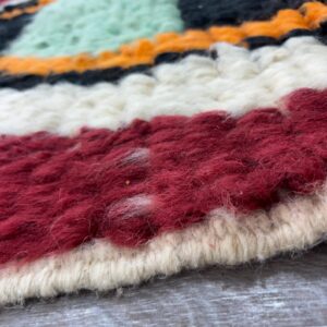 Berber Handmade Colorful Abstract Carpet Boho Area Rug