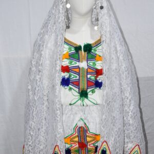Berber ROBE Caftan CHELHA Clothing Headdress Silver Kaftan