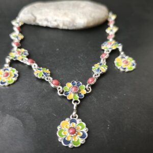 Traditional Handmade Kabyle Amazigh Berber Stainless Steel Charm Necklace