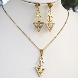 Amazigh Boucles d'oreilles femme- kabyle berbère acier inoxydable plaqué or 18k et