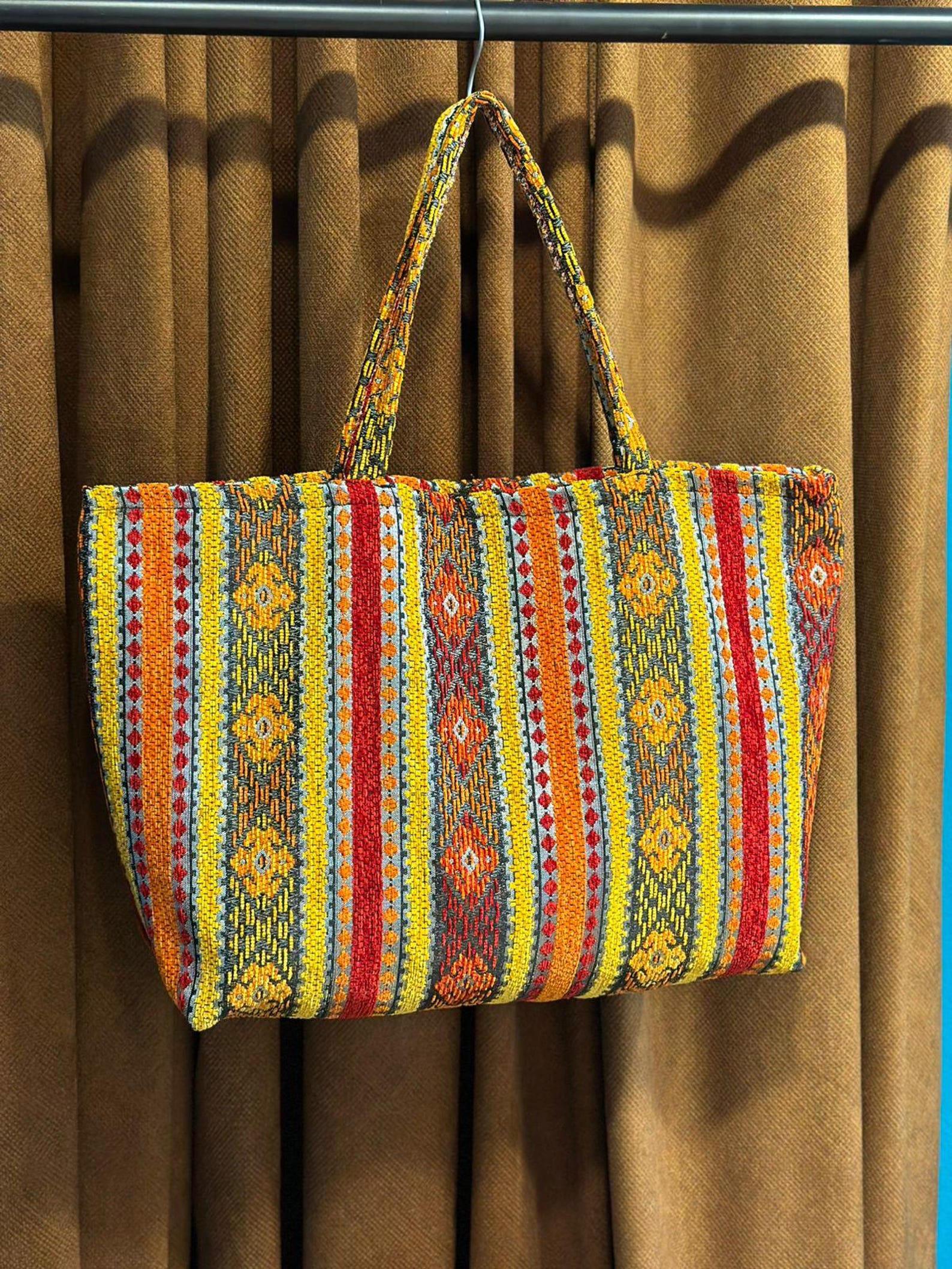 Berber Woven Tote Handmade Boho Shoulder Ethnic Bag