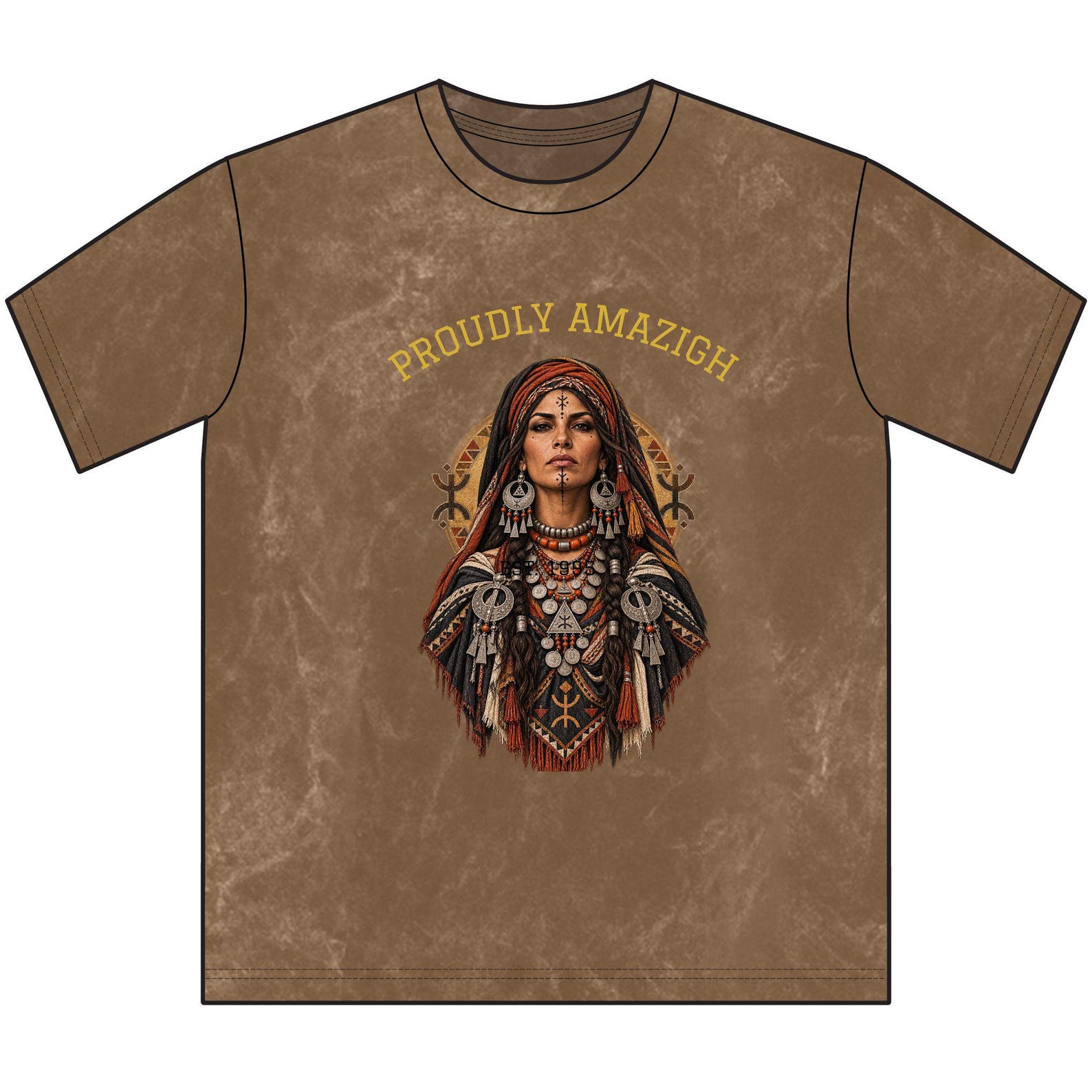Berber Proudly Graphic Tee North African Heritage Shirt