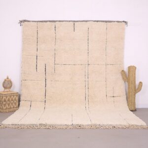 Custom Amazigh Berber Handmade Wool Living Room Geometric Rug