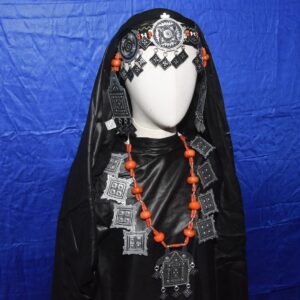 Berber dress with headband and Ethnic Head necklace