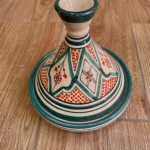 Berber Hand-Painted Authentic Ceramic Design Colorful Kitchen Tagine