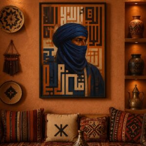 Amazigh Berber Culture Sahara Desert Print Set of 6 Wall Art