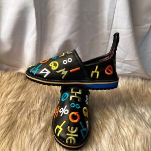 Amazigh Authentic Idoukan Slippers Handmade Leather Babouche Shoes