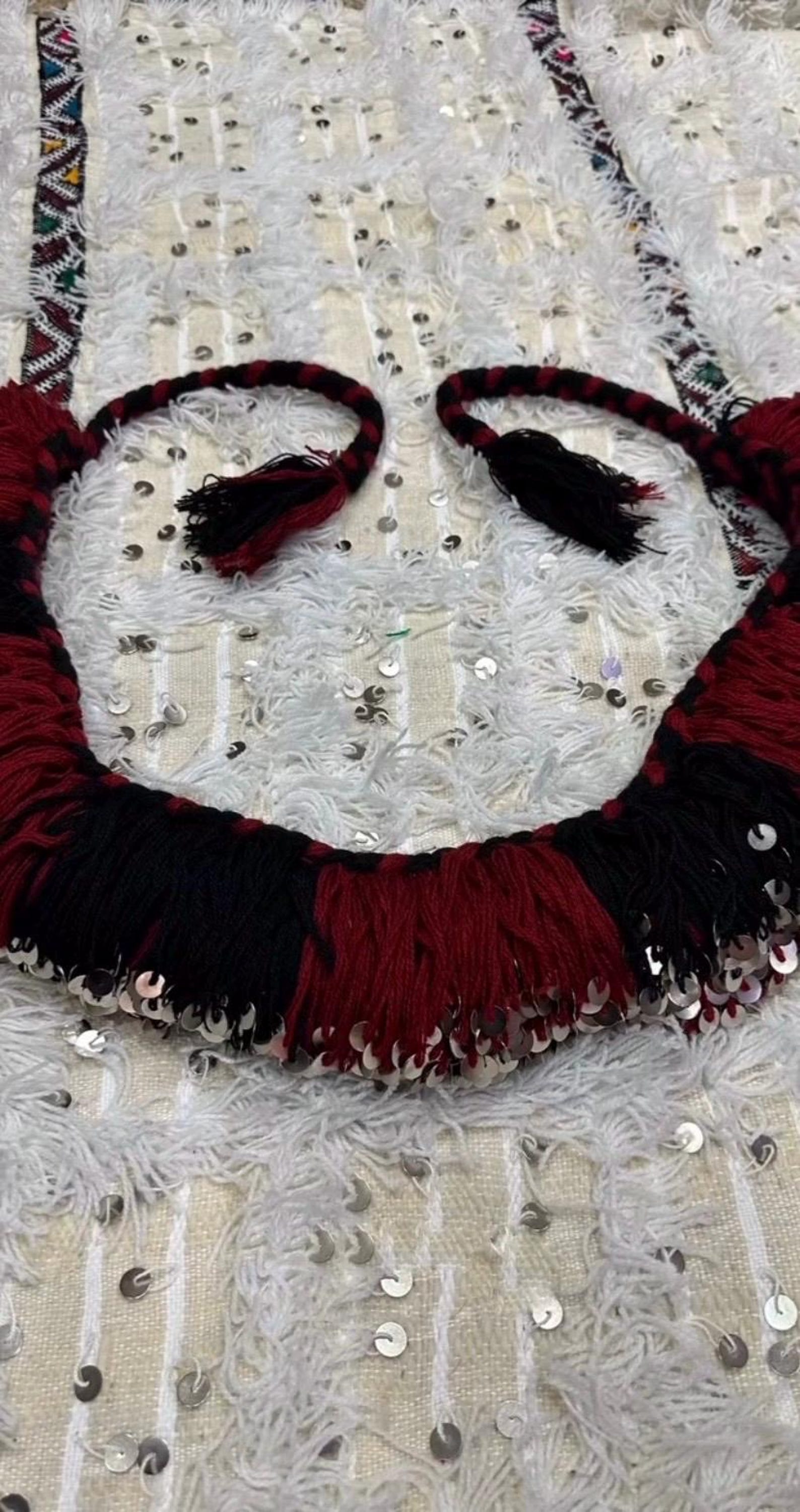 Berber Handmade Mouzon Sequin Dance Waist Sequins Belt