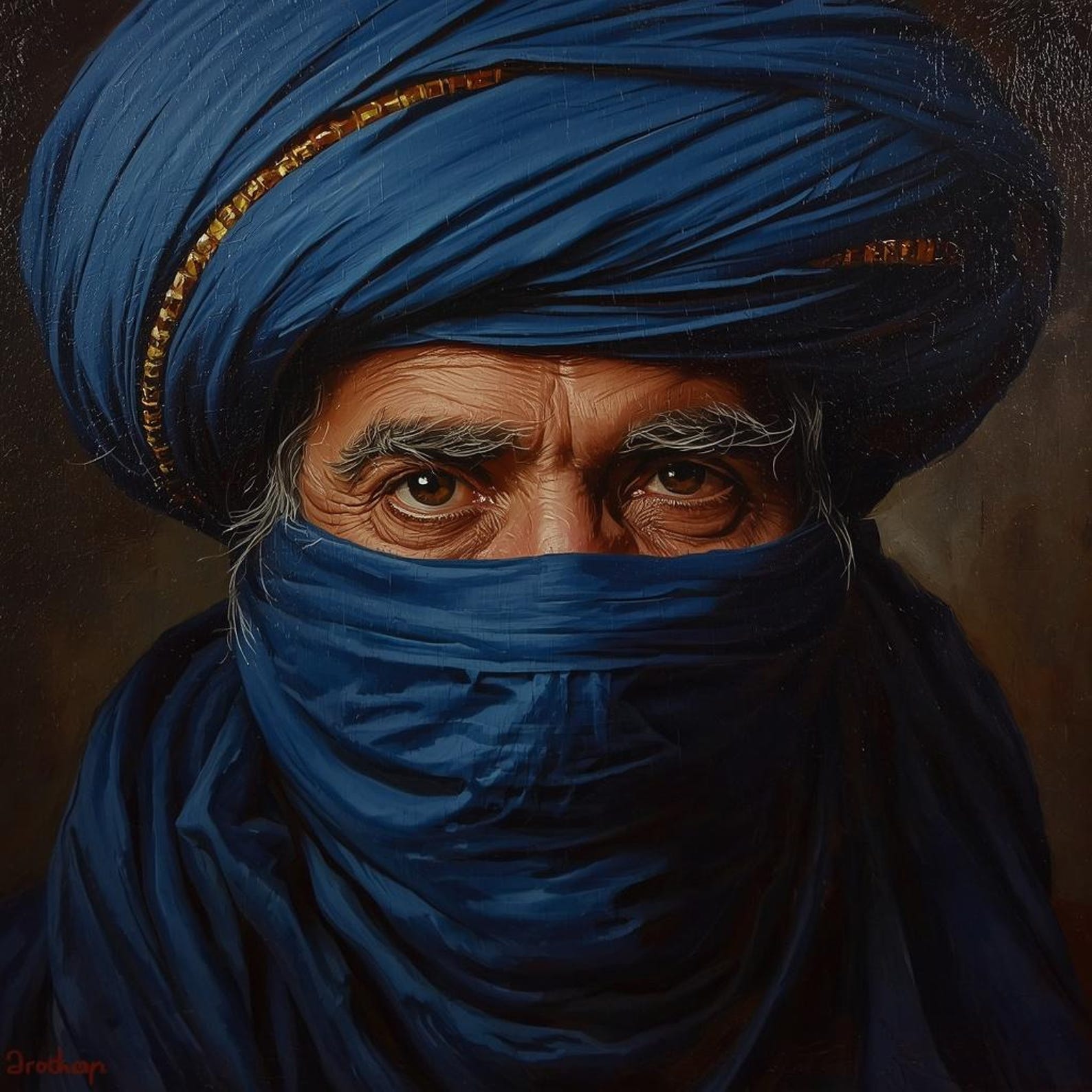 Amazigh Berber Culture Sahara Desert Print Set of 6 Wall Art