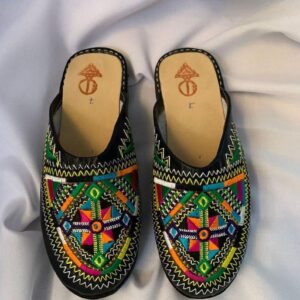 Berber Authentic Adouko Babouche Handmade Leather Babouche Shoes