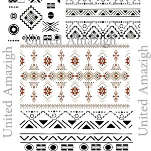Berber Tattoo Designs and Amazigh Kabyle Henna Patterns Digital Download