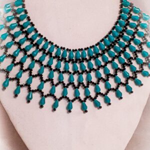Amazigh Handmade Beaded Choker Tribal Ethnic Jewelry Necklace
