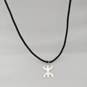 Berber YAZ Symbol Silver Pendant Charm African Necklace