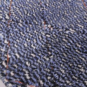 Berber Vintage Blue Rug 8.4 x 10 ft