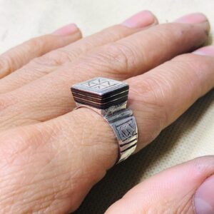Amazigh Bague en argent Tribal Touareg Berbère Ring