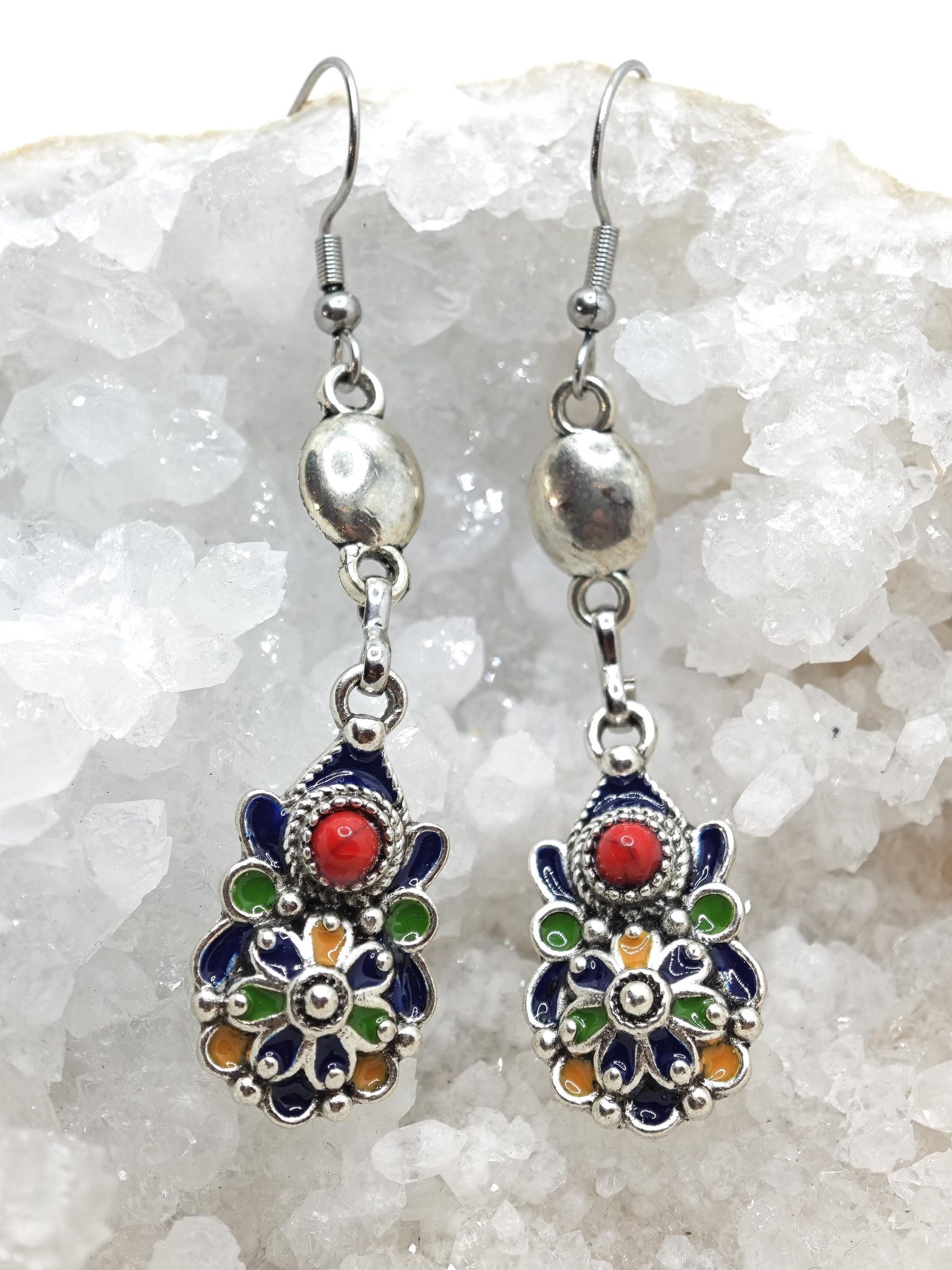 Amazigh Boucles d oreilles kabyles Bijou berbère- ethnique